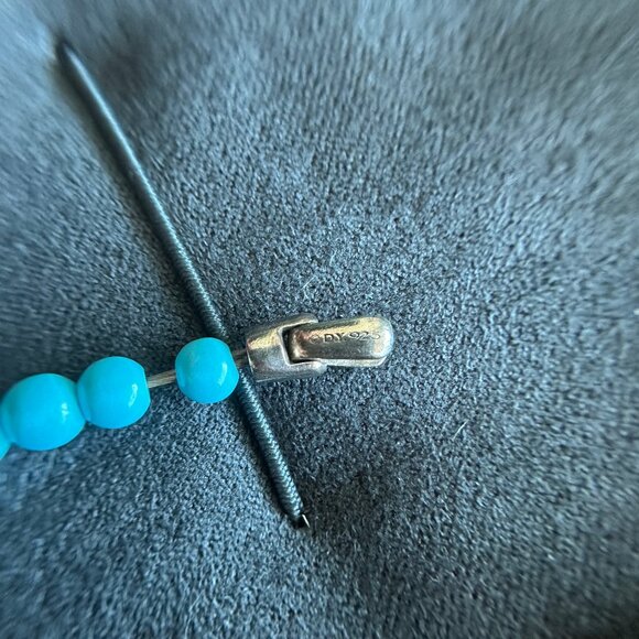 David Yurman Bijoux Spiritual Beads Bracelet w/ Turquoise - 4mm - 7.25" - Picture 9 of 12